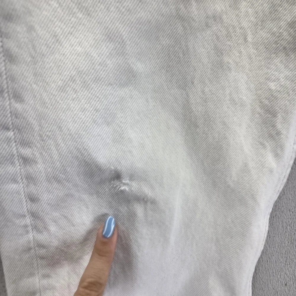 Vintage Levis 501 Jeans Mens White Button Fly Made in USA 90s Fits 27x29